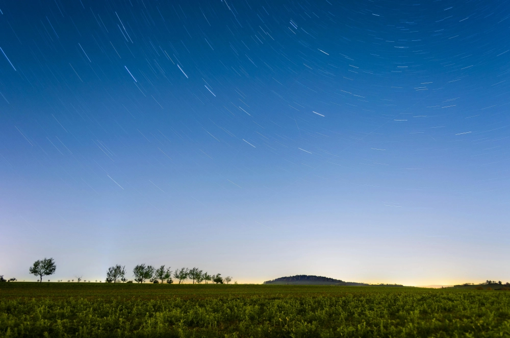 Hình nền mưa sao băng rực rỡ tựa khoảnh khắc kỳ diệu