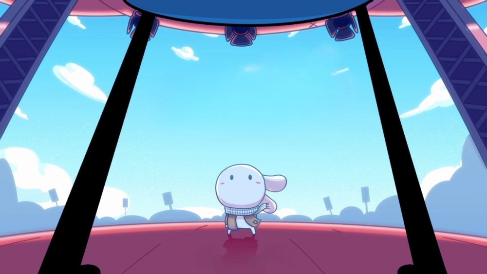 Thỏ bảy màu hình nền tạo phong cách độc đáo riêng