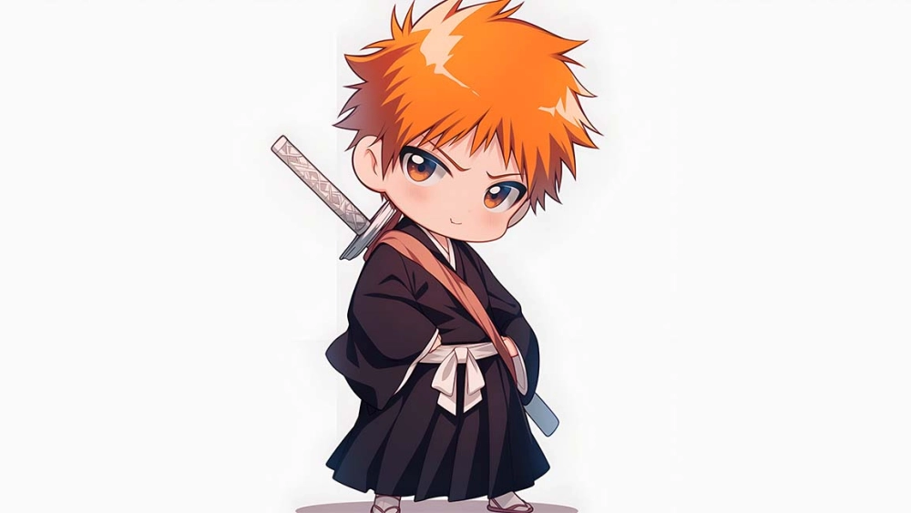 Ichigo chibi sticker ngộ nghĩnh dùng trong chat