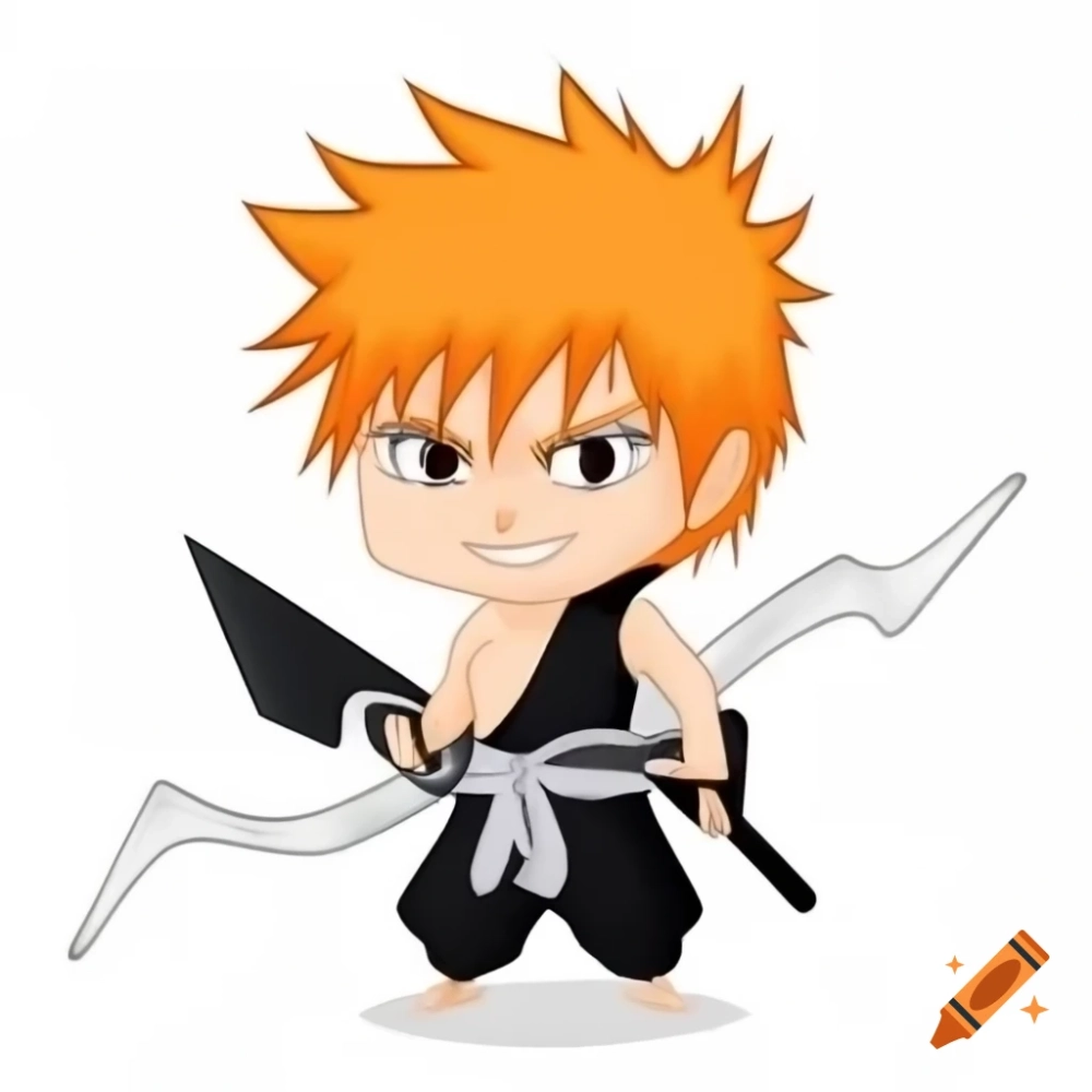 Bleach Ichigo chibi phong cách anime độc đáo