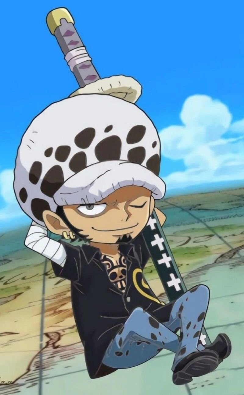 One Piece chibi Law khiến fan không thể rời mắt