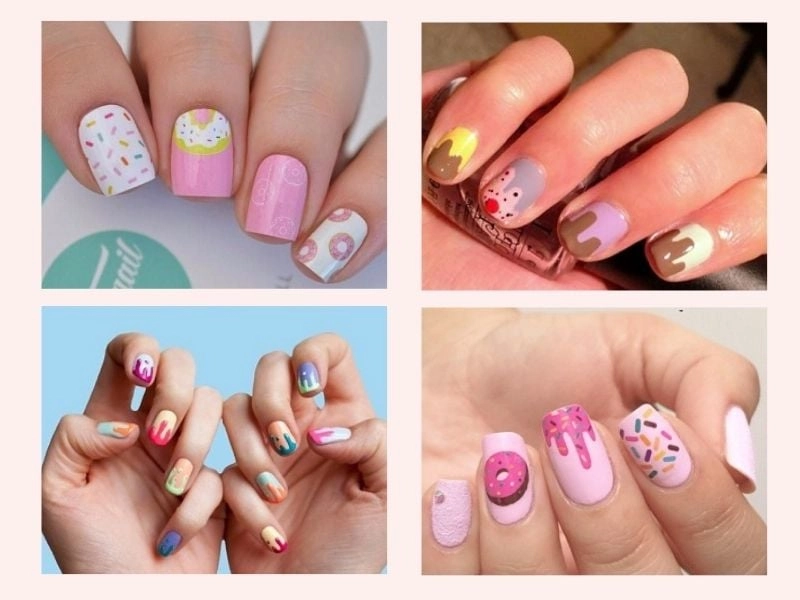 Nail móng ngắn đẹp sang chảnh hiện đại