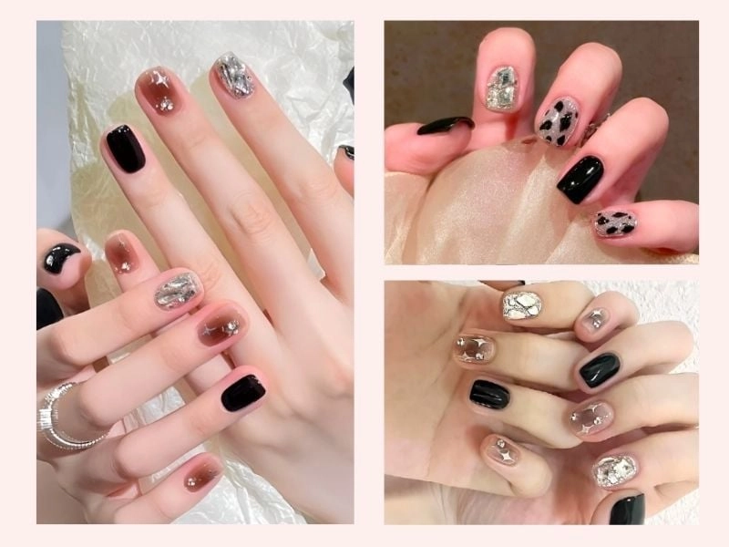 Mẫu nail móng ngắn đơn giản tinh tế duyên dáng