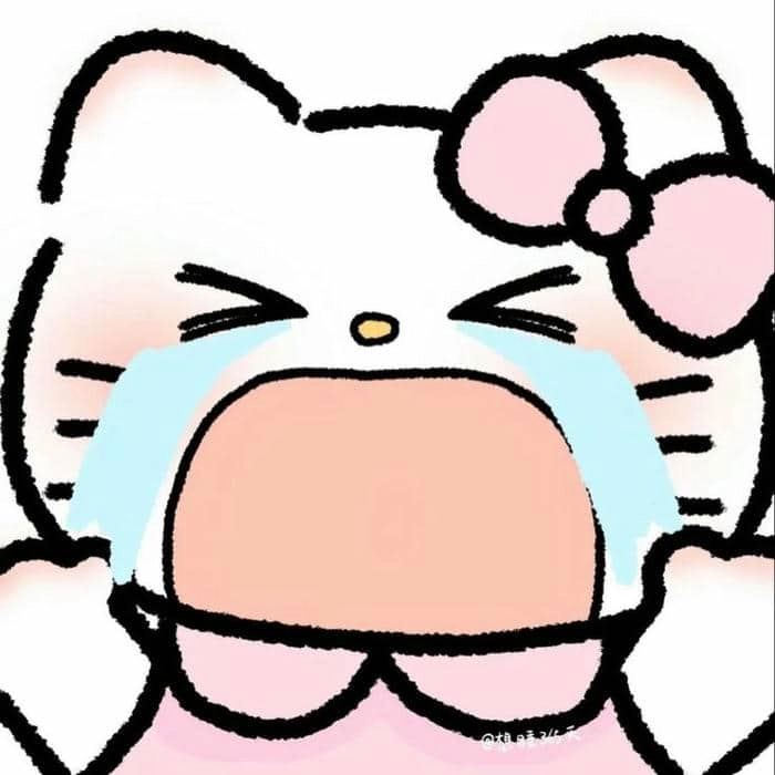 Meme ảnh avatar Hello Kitty ghi lại khoảnh khắc dí dỏm