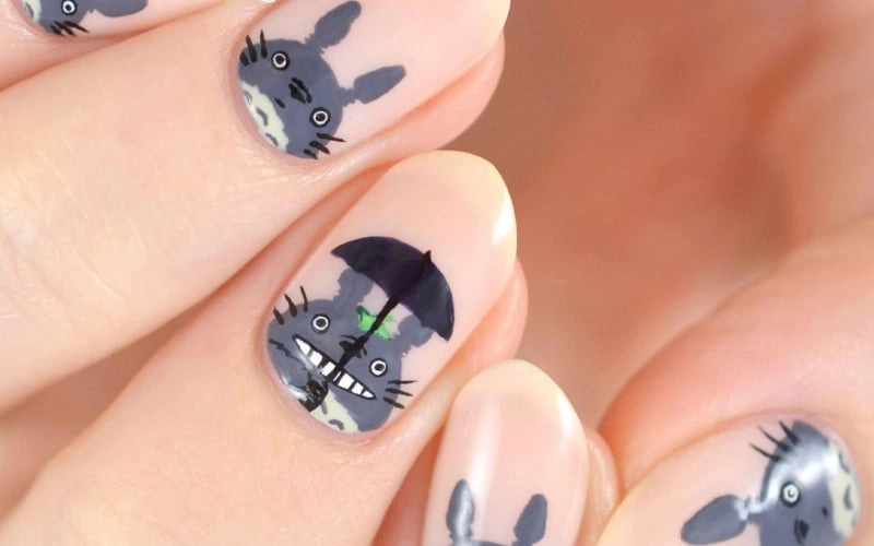 Mẫu nail hoạt hình đáng yêu được nhiều bạn trẻ yêu thích