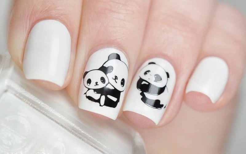 Hình nail hoạt hình đa dạng kiểu dáng cho nàng tha hồ lựa chọn