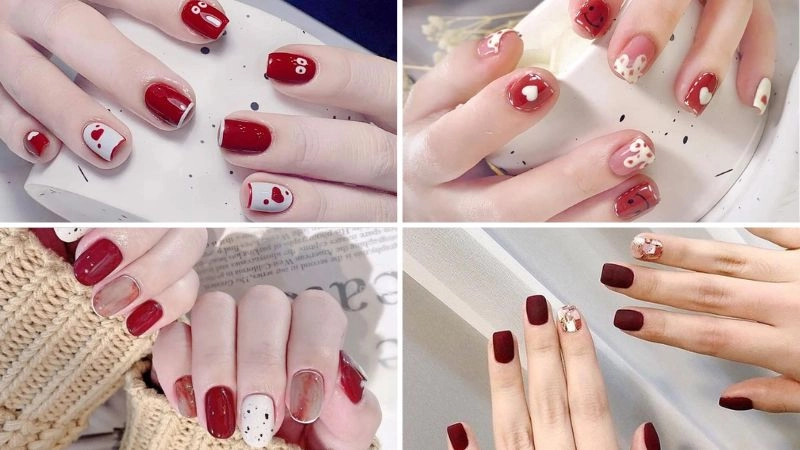 Nail tết đẹp sang trọng quyến rũ đầy cuốn hút