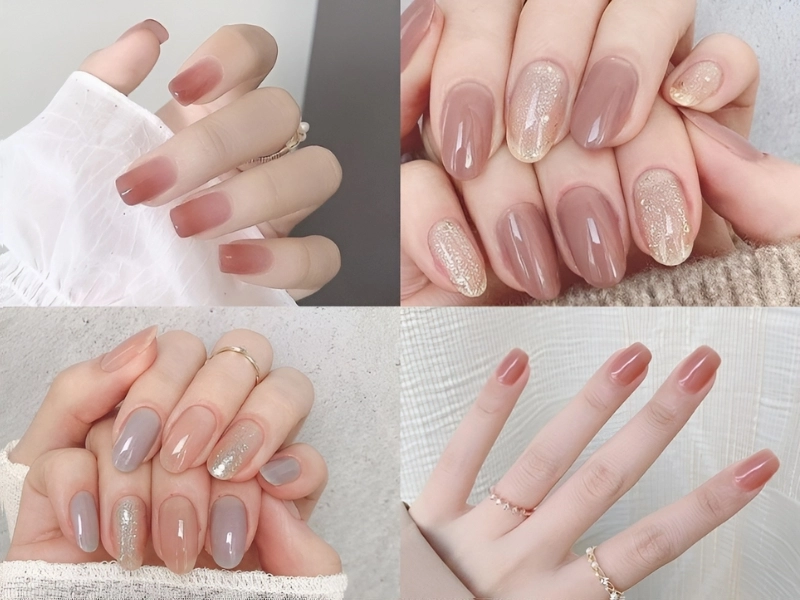 Mẫu nail sơn thạch đẹp hiện đại hợp xu hướng