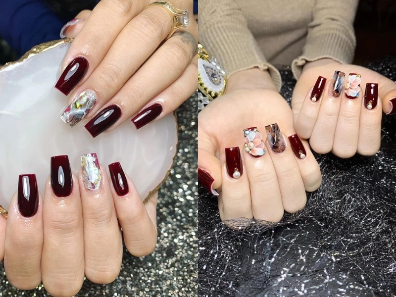 Xà cừ nail lung linh huyền ảo cho đôi tay thêm nổi bật