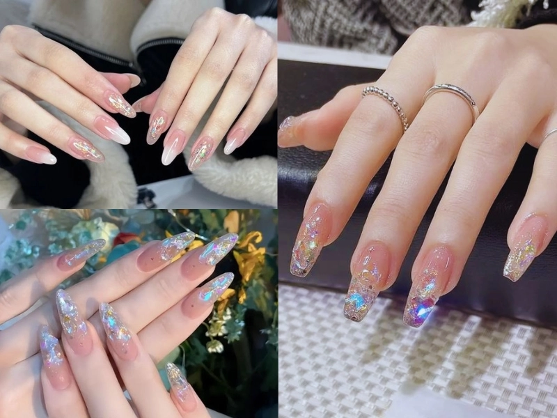 Nail xà cừ đẹp nhẹ nhàng nâng tầm phong cách quý phái