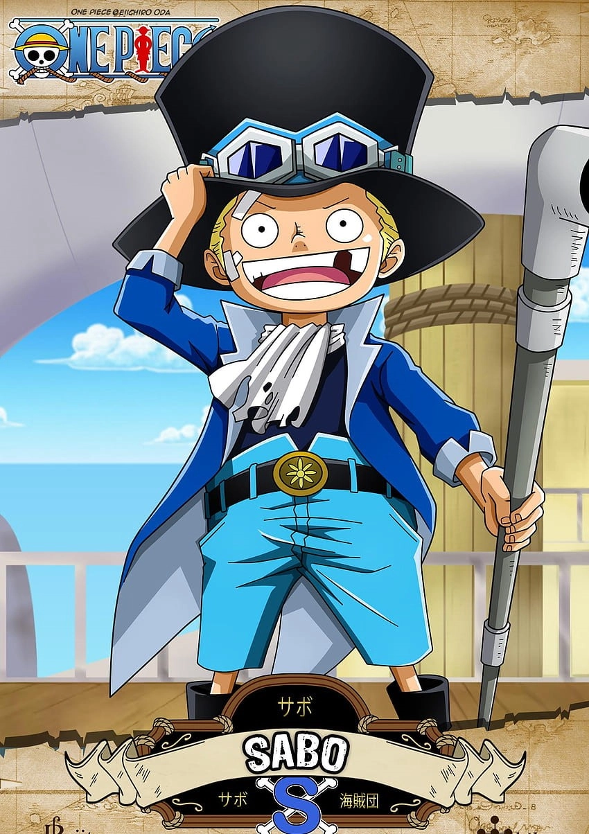 One Piece chibi Sabo tạo hình dễ thương khó cưỡng