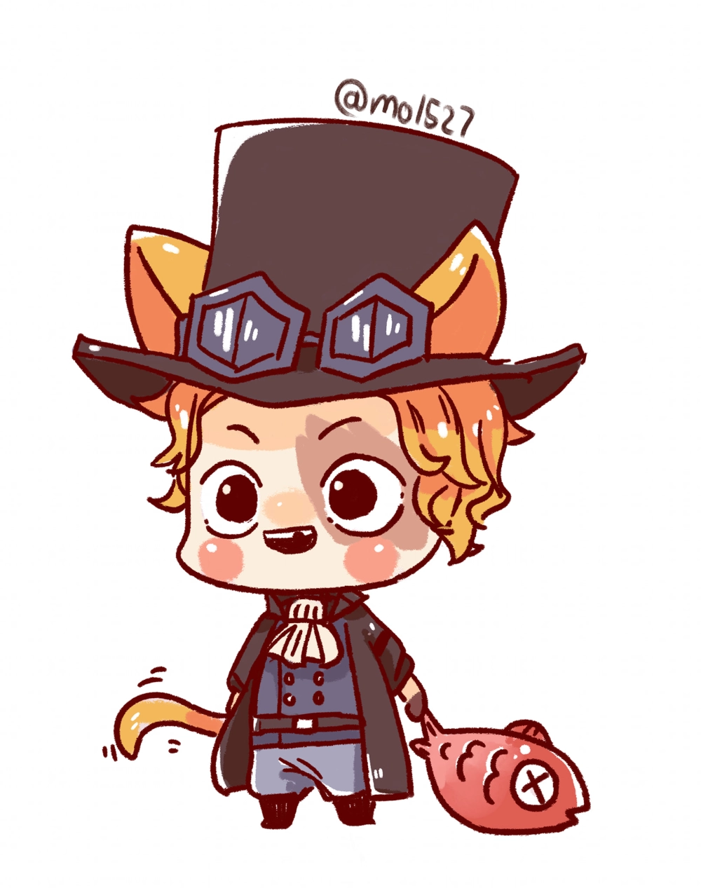 Sabo chibi tattoo ý tưởng ấn tượng dành cho fan art