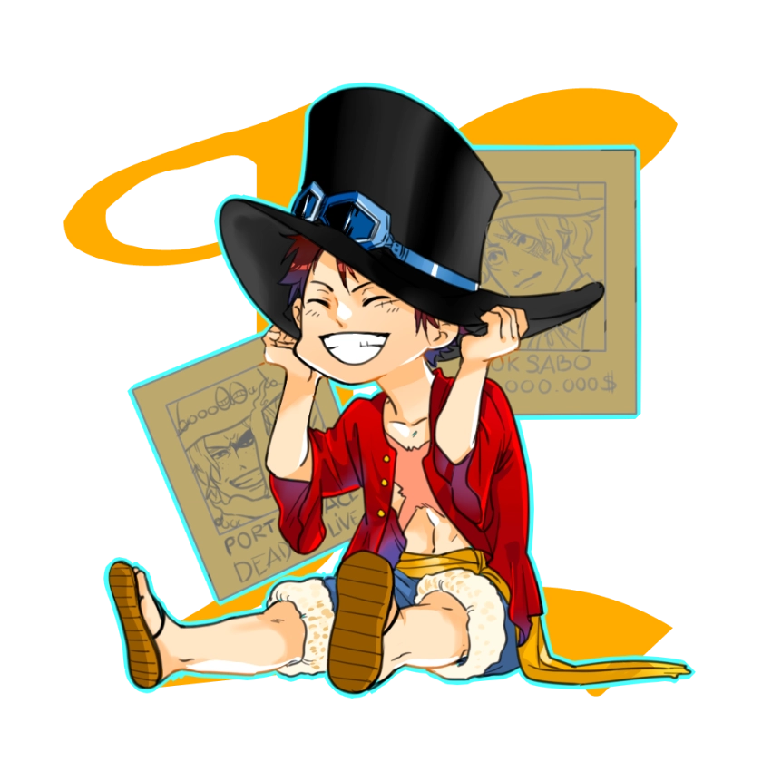 Chibi Sabo plush mềm mại đáng yêu cho fan One Piece