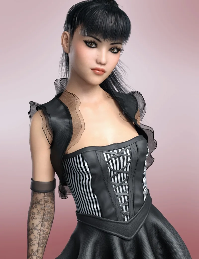 Khám phá nét xinh trong Hình ảnh nhân vật nữ 3D