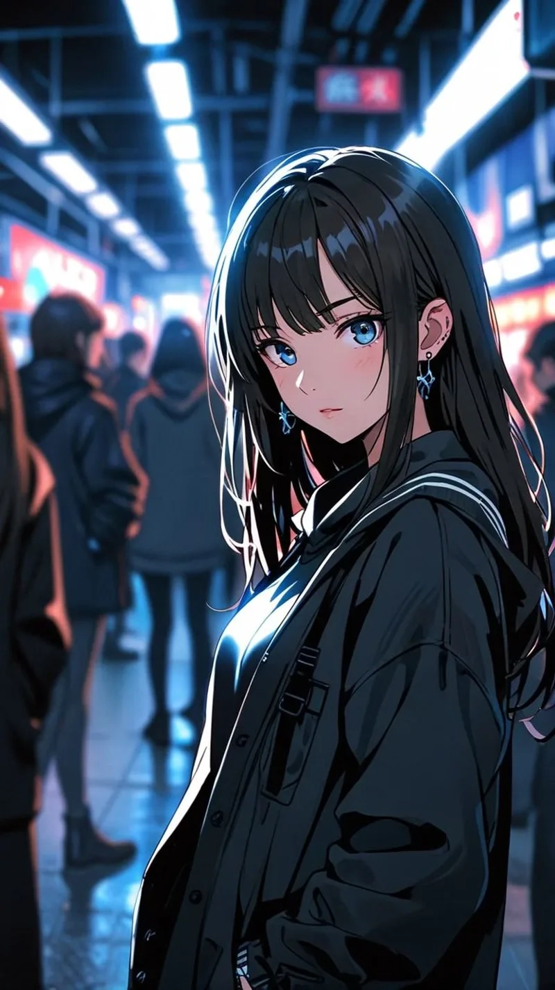 Ngắm nhìn Hình ảnh anime nữ ngầu đáng yêu cực dễ thương