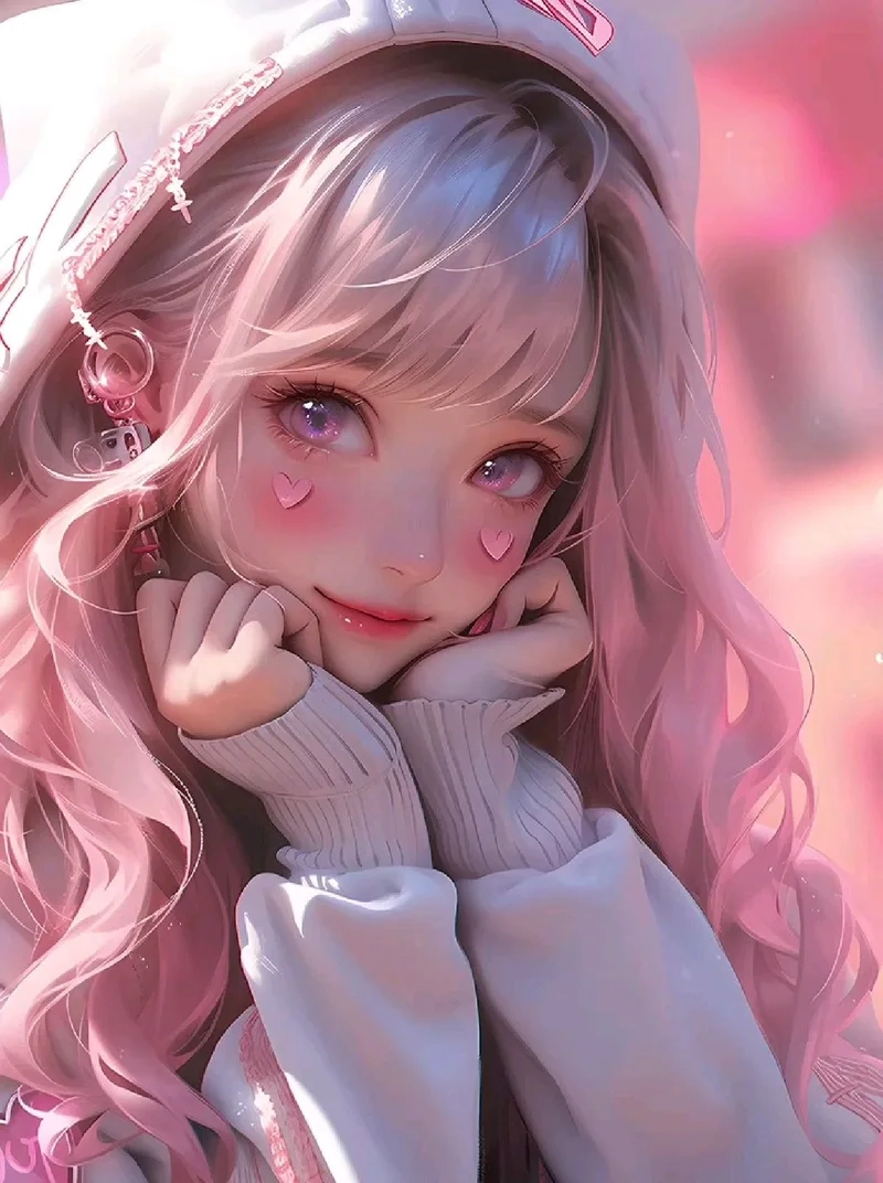 Tạo phong cách riêng cùng Ảnh anime girl dễ thương làm avatar Instagram