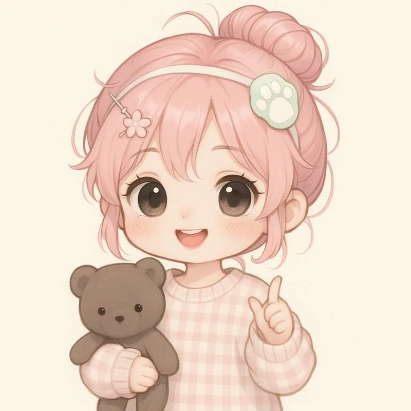 Sáng tạo với Avatar gái xinh chibi Instagram cực đáng yêu