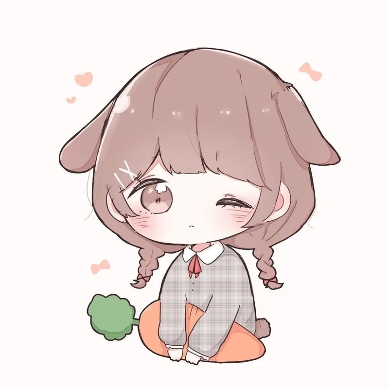 Cập nhật avatar với Ảnh đại diện con gái xinh chibi Instagram mới