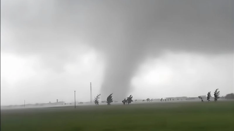 Khối không khí lạnh và nóng tương tác tạo bão ngoại nhiệt đới