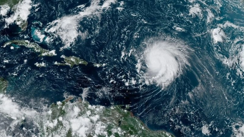 Gió xoáy hình thành khi bão đạt đến mức độ nguy hiểm