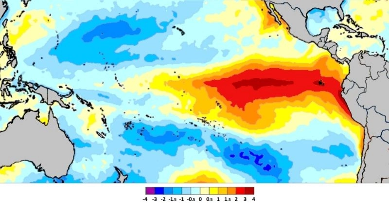 El niño là gì phản ánh quá trình biển ấm gây rối loạn khí hậu