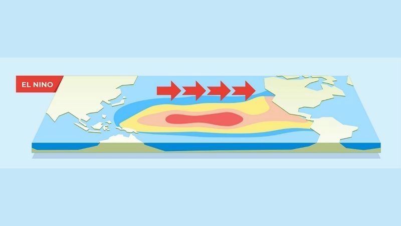 Hiện tượng el niño làm biến đổi mạnh cấu trúc thời tiết toàn cầu