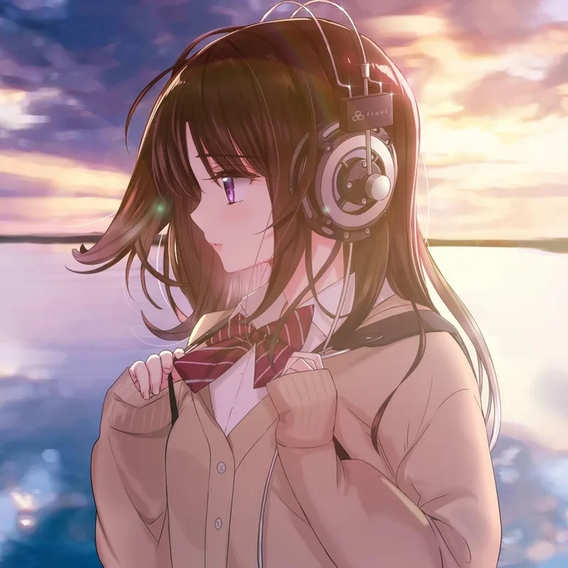 Đẹp xinh và đáng yêu với Ảnh avatar nữ anime đẹp