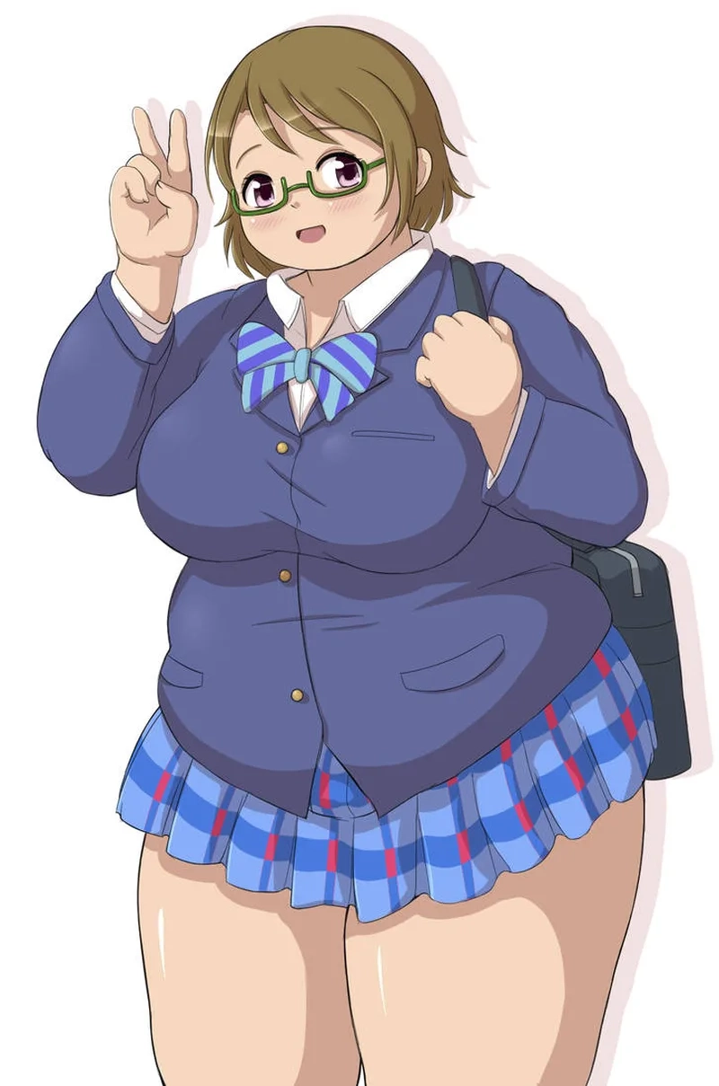 Trọn bộ Hình ảnh cô gái mập dễ thương vẽ tay dễ thương cho bạn