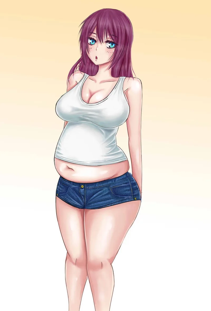 Tải Hình ảnh cô gái mập dễ thương anime miễn phí siêu cute