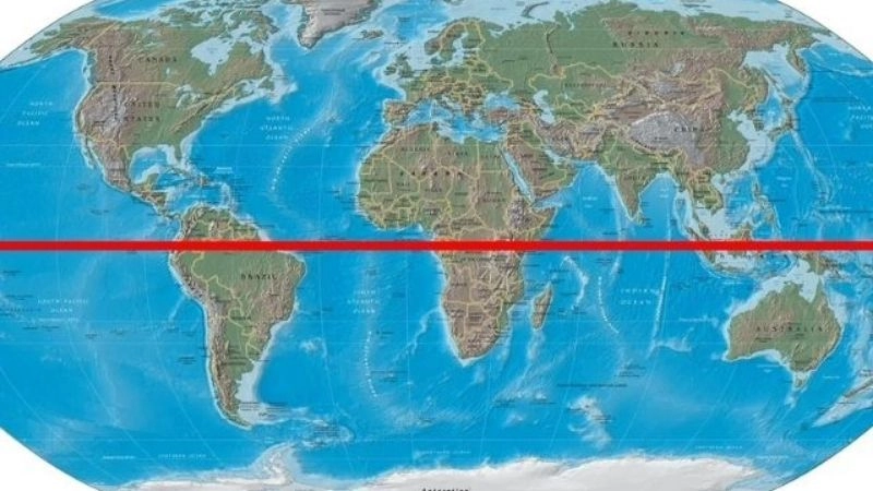 Xích đạo là nơi hoàn lưu hadley hình thành mạnh nhất