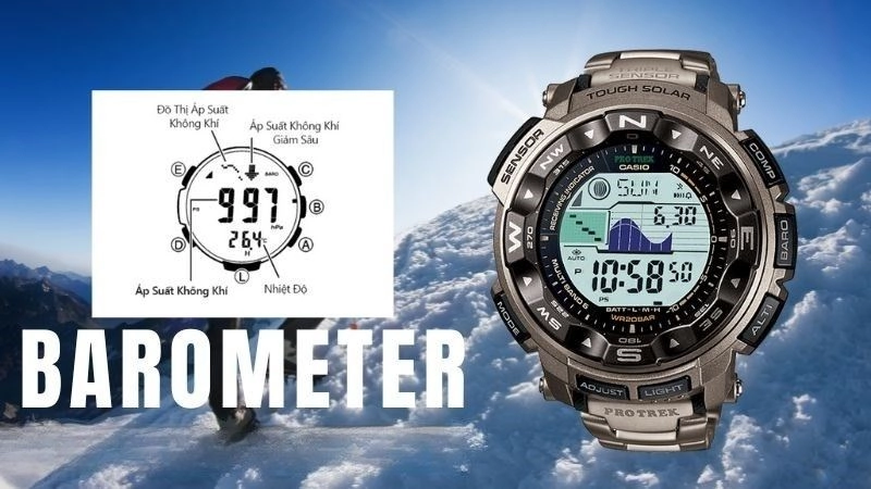 Baromet là thiết bị đo lường chính xác giá trị khí áp
