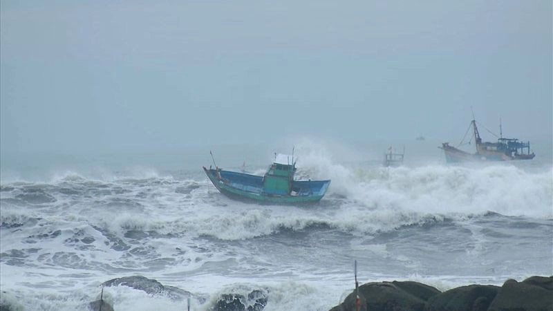 Lượng mưa lớn trong mưa bão gây ngập diện rộng