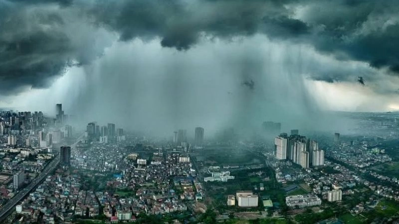 Mưa cục bộ là hiện tượng mưa tập trung trong khu vực nhỏ