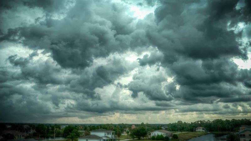 Đối lưu mạnh là cơ chế chính tạo ra mưa cục bộ