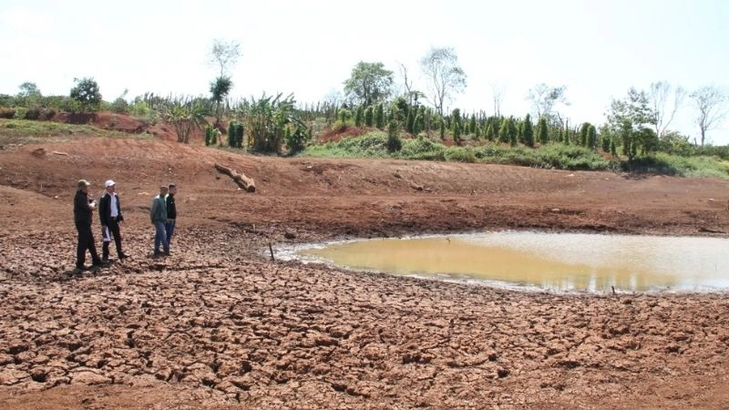 Lượng mưa giảm mạnh là dấu hiệu rõ của mùa khô