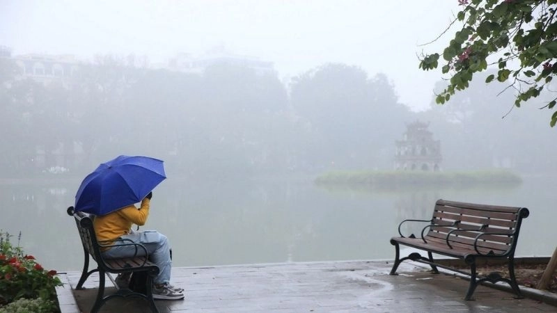 Độ ẩm tăng cao rõ rệt trong hiện tượng mưa lâm thâm