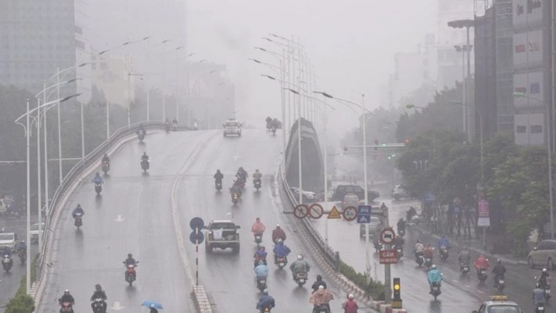 Tầm nhìn có thể giảm nhẹ khi diễn ra hiện tượng mưa nhỏ