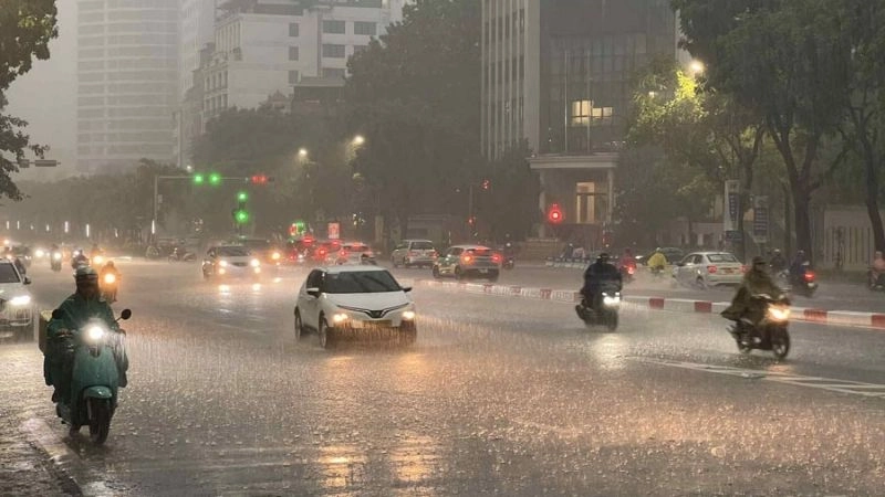 Phần trăm thể hiện mức độ cụ thể của nguy cơ mưa