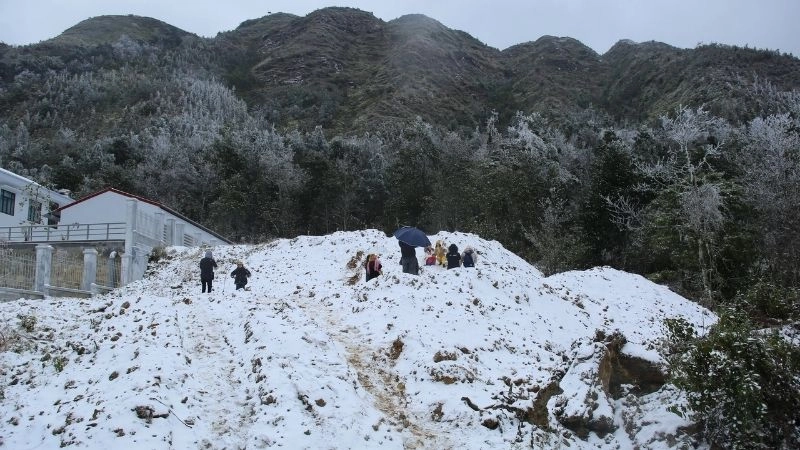 Băng giá dễ hình thành trong thời tiết rét căm căm