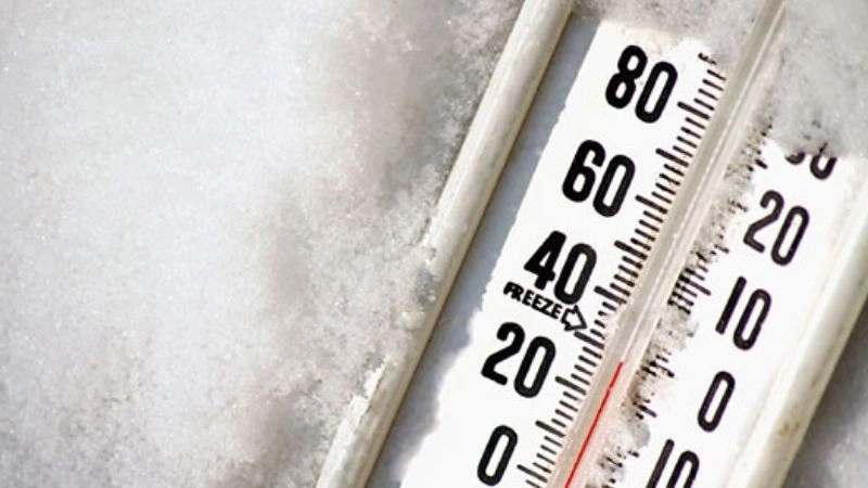 Nhiệt độ trung bình xuống thấp là dấu hiệu của rét đậm