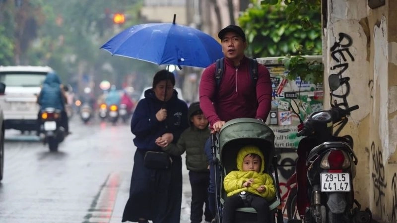 Rét ẩm khiến cảm giác lạnh tăng cao trong thời kỳ rét đậm