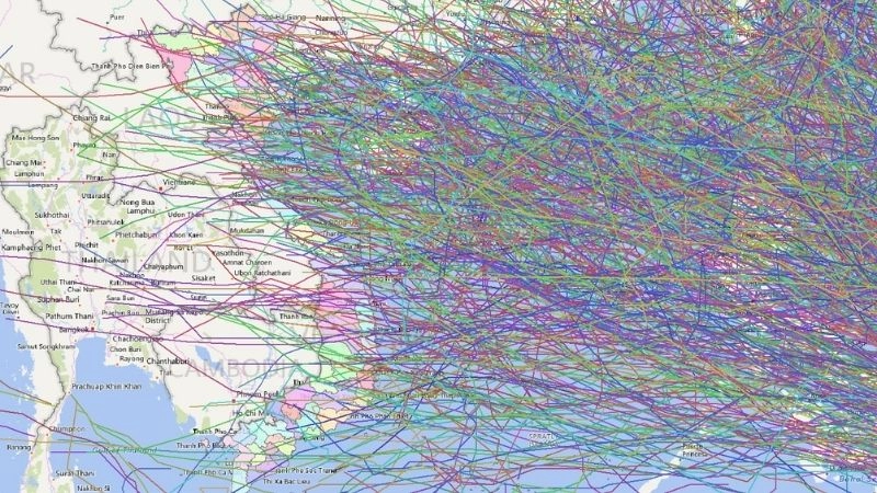 Tần suất bão là số lần bão xuất hiện trong một giai đoạn