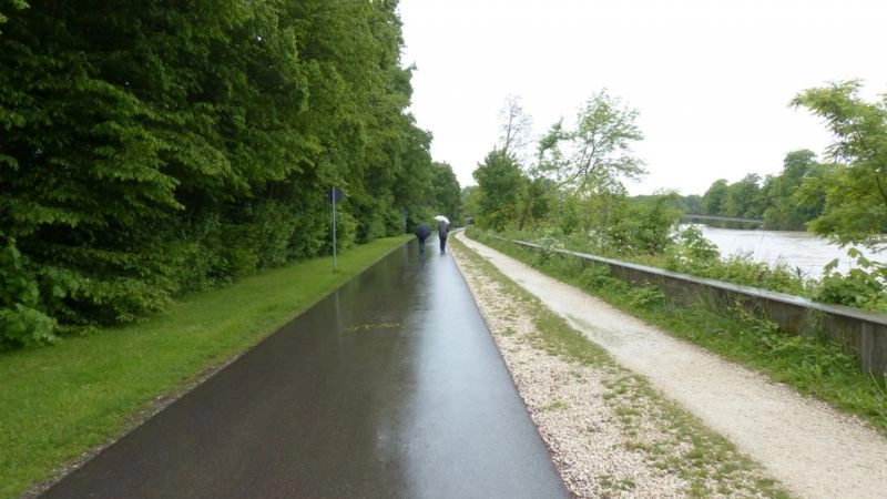 Khoảnh khắc ngừng mưa đánh dấu thời điểm chính của tạnh mưa