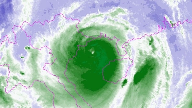 Phạm vi vùng ảnh hưởng của bão thay đổi theo cấp độ
