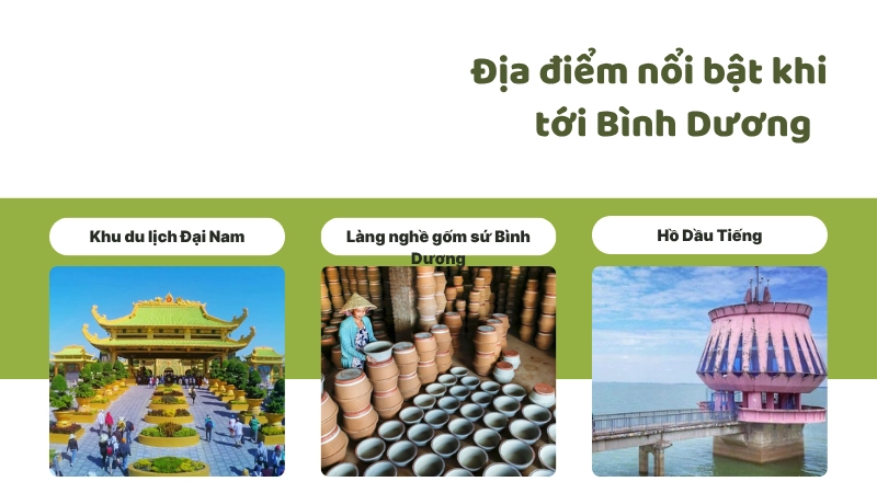Điểm đến lý tưởng khi tới Bình Dương 