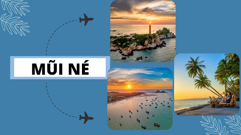 Khám phá vẻ đẹp nắng vàng và biển xanh tuyệt mỹ tại Mũi Né