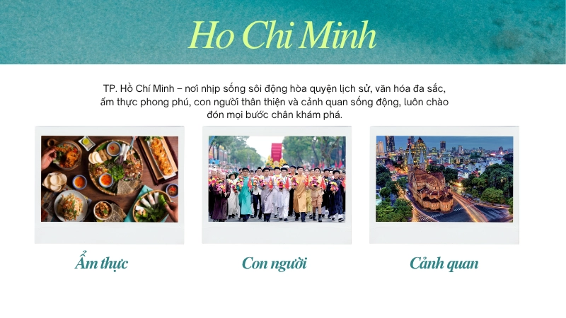 Thành phố Hồ Chí Minh nhịp sống sôi động giữa lòng Nam Bộ.