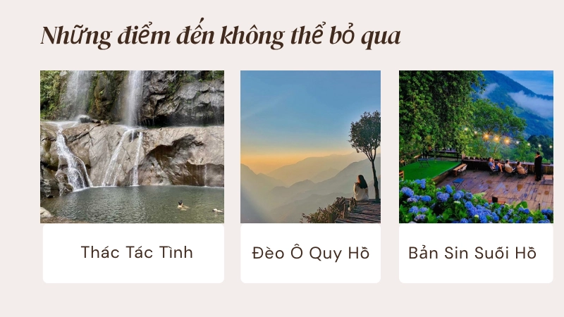 Những điểm đến không thể bỏ qua