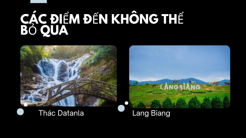 Các điểm đến không thể bỏ qua