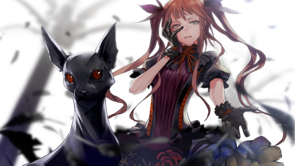 Ảnh anime nữ cute ngầu vừa xinh vừa cá tính, nhìn rất cuốn.